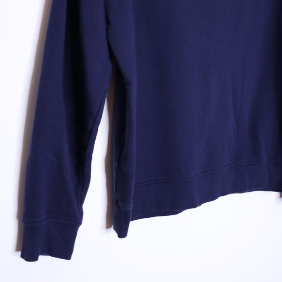 LYLE & SCOTT Crew Neck Sweatshirt Navy Blue Long Sleeve Crewneck Casual Men's Lb - Picture 11 of 14